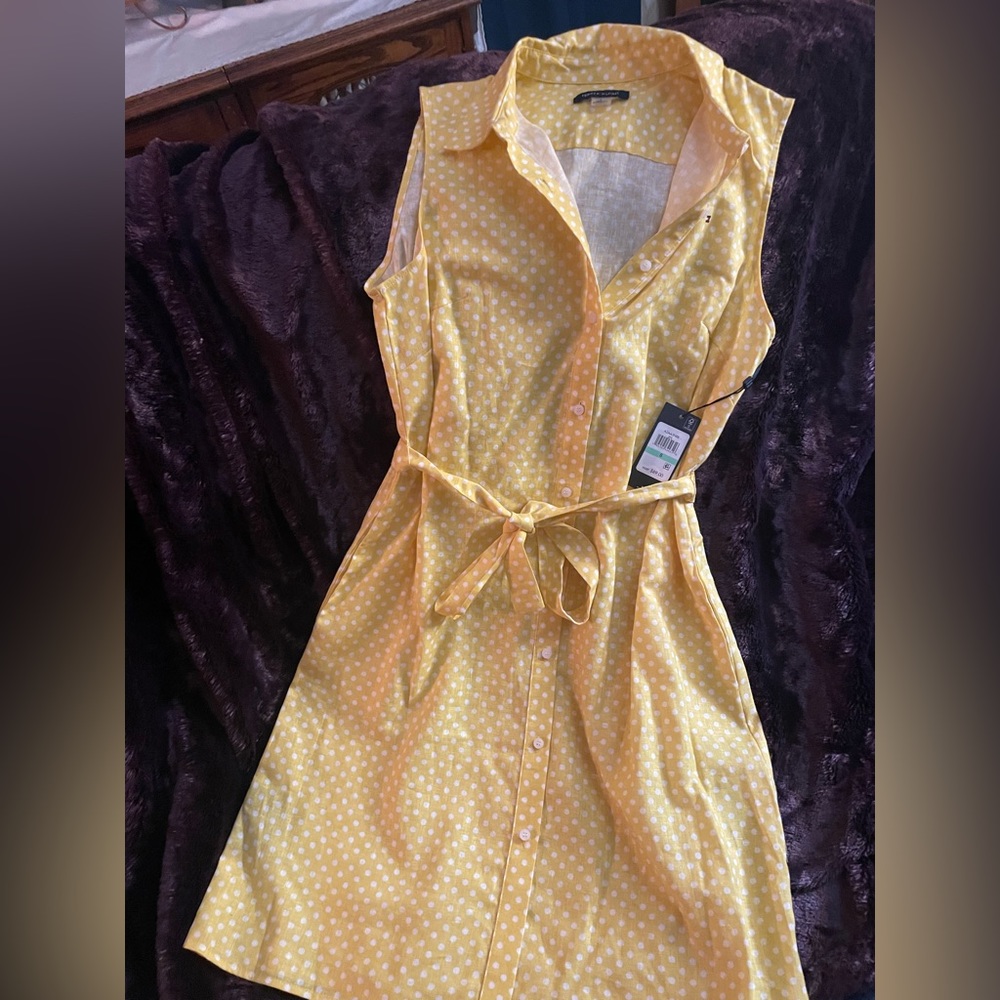 Tommy Hilfiger Poke a dot  dress. Size 8